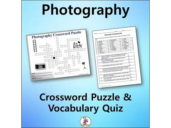 Photography Crossword & Vocabulary Quiz