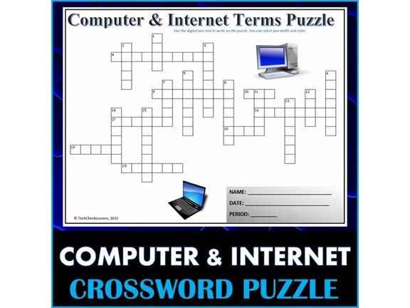 Computer & Internet Terms Crossword Puzzle
