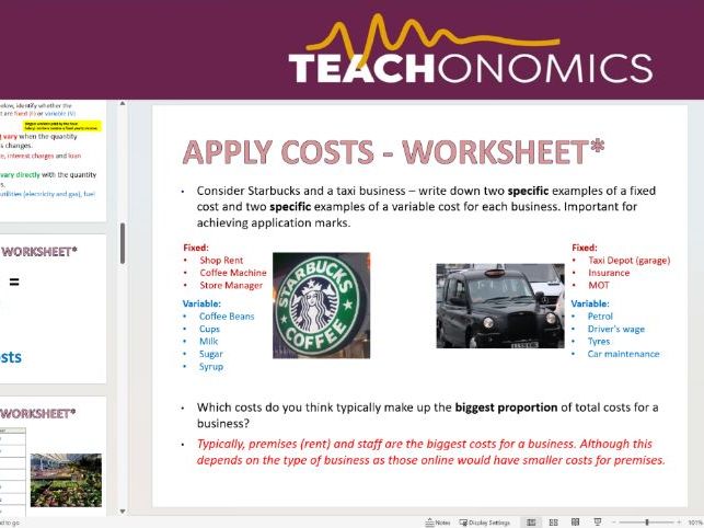3. Costs and Interest - Topic 1.3 - Edexcel GCSE Business - Theme 1