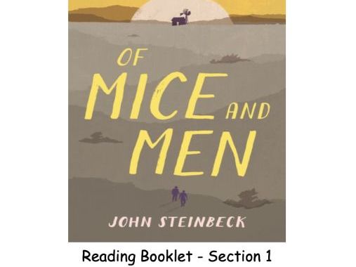 Of Mice and Men Reading Booklets