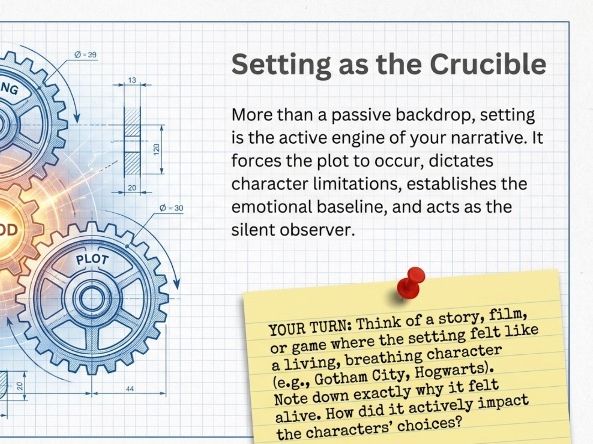 Creative Writing Skills: Setting & World-Building | Self-Paced Study Guide |