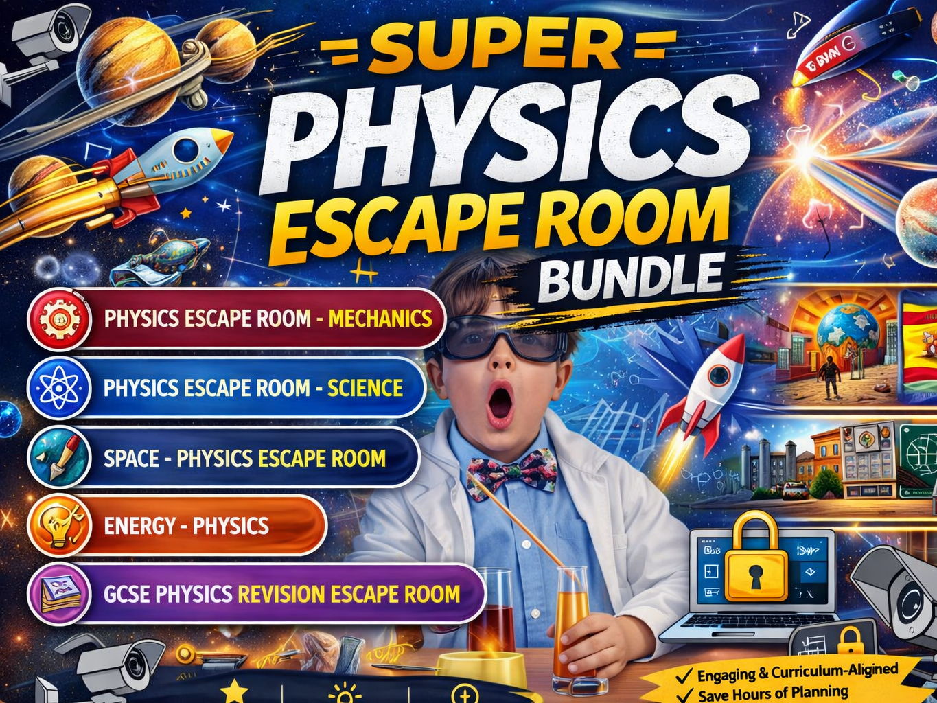 GCSE Physics Escape rooms