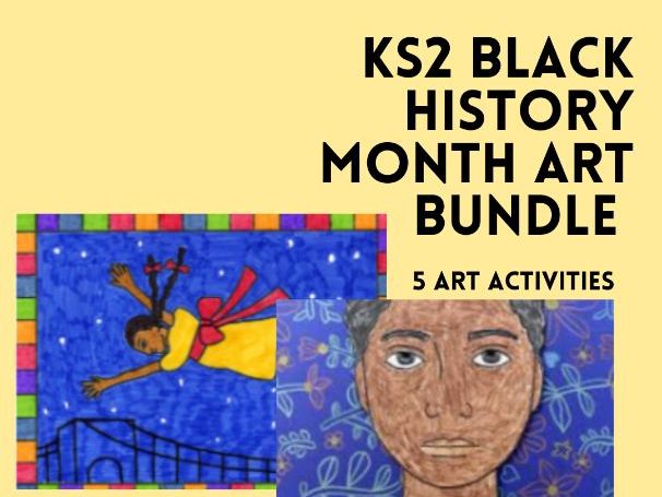 Black History Month KS2 Art Lesson Pack | 5 Art Activities