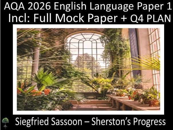 One AQA 2026 English Language Paper 1 Mock | Q4 Plan (Sas)
