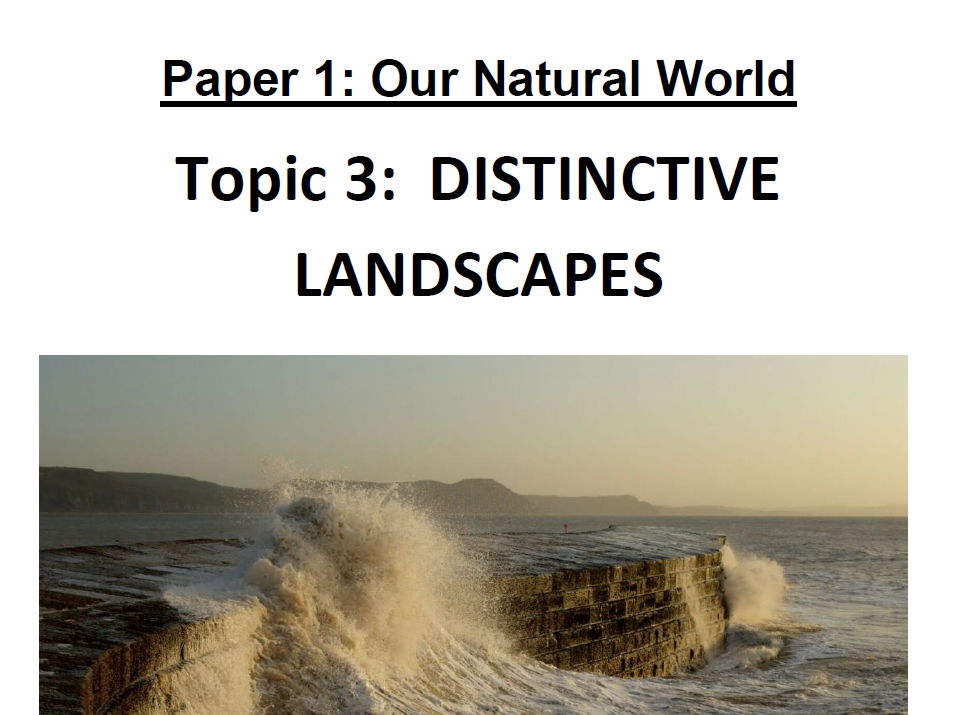 Distinctive Landscapes FULL TOPIC BUNDLE! (OCR-B GCSE Geography)