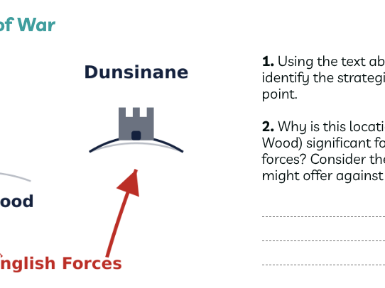 Macbeth - Act 5, Scene 2: The country near Dunsinane