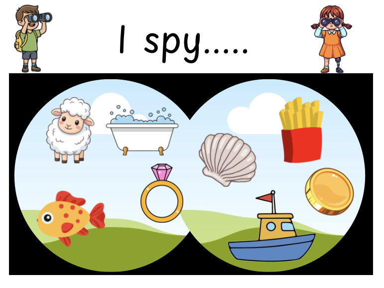 I Spy Phase 3 Worksheet