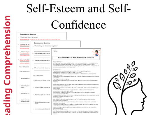 Bullying and Its Psychological Effects Reading Comprehension Passages & Questions Worksheets