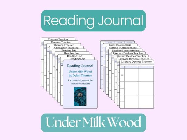 Under Milk Wood by Dylan Thomas – Complete Reading Journal & Student Workbook