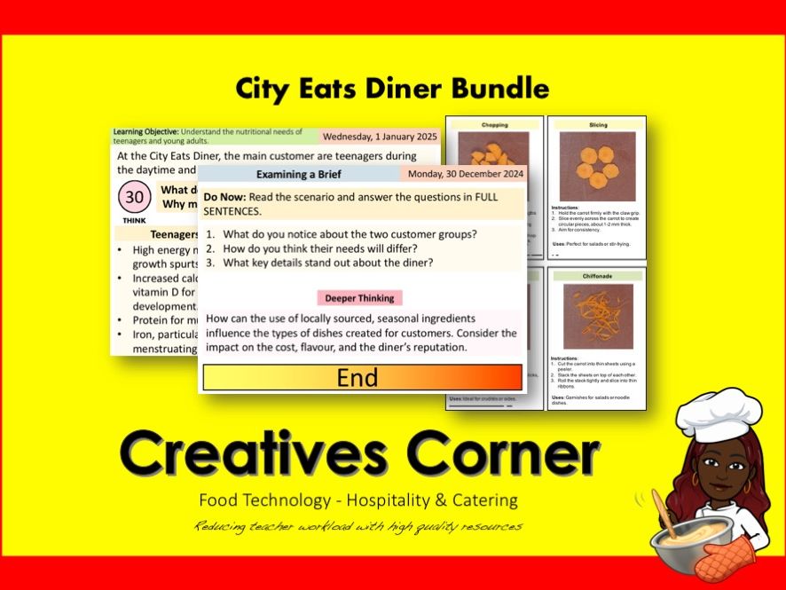 City Eats Diner - Complete Unit 2 Mock & Lesson Pack