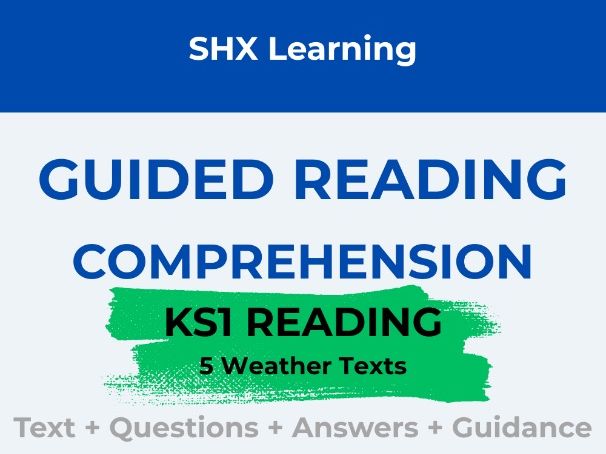 KS1 Guided Reading Comprehension Pack – Weather (5 Texts, Questions & Answers)