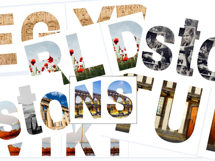 HISTORY TOPIC DISPLAY LETTER BUNDLE