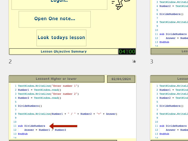 KS3 Small Basic: Lesson 5 – Subroutines, Calculators & Coding Challenges (Dyslexia-Friendly)