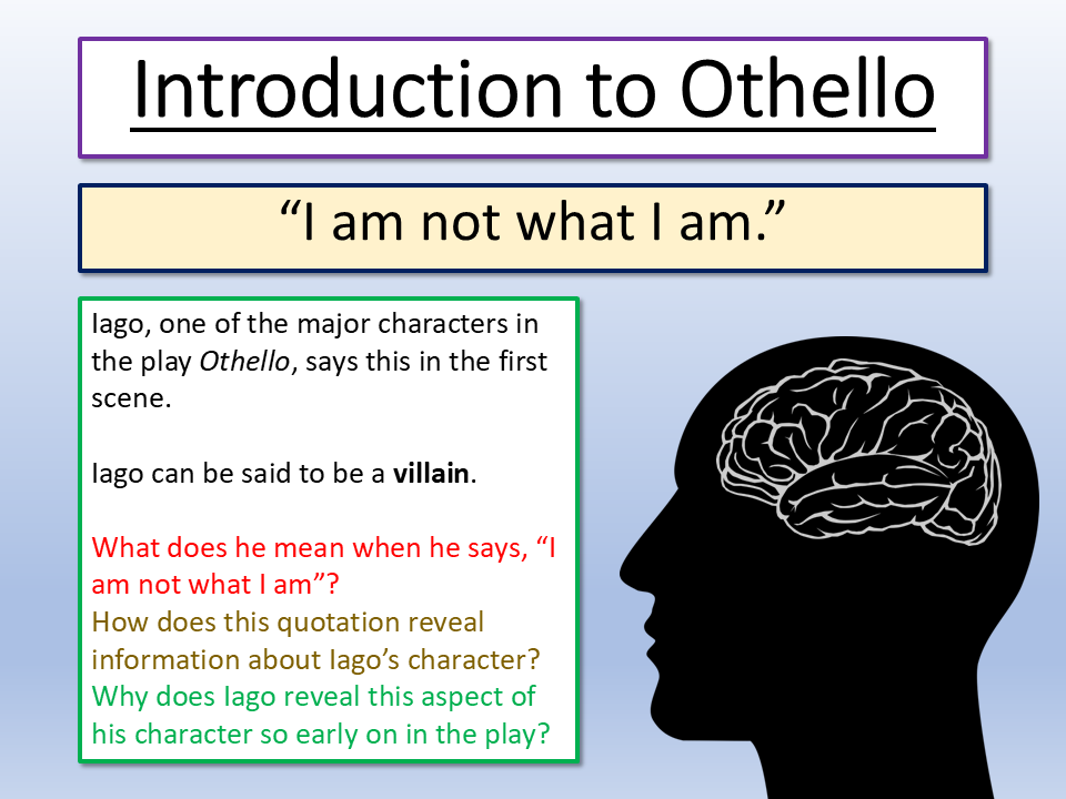 Othello A Level Introduction