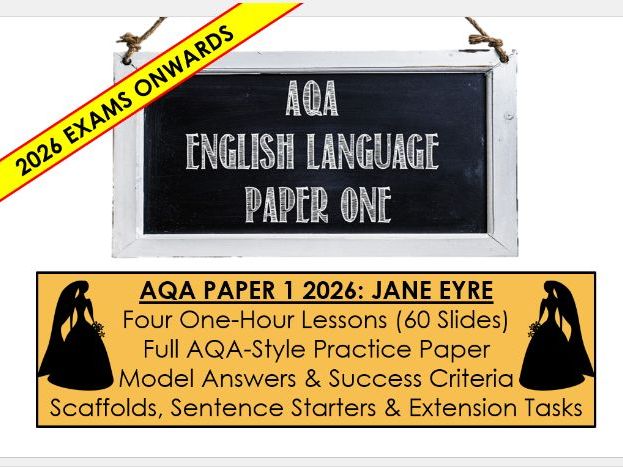 AQA English Language Paper 1 (2026+) | Jane Eyre | Q1–Q5