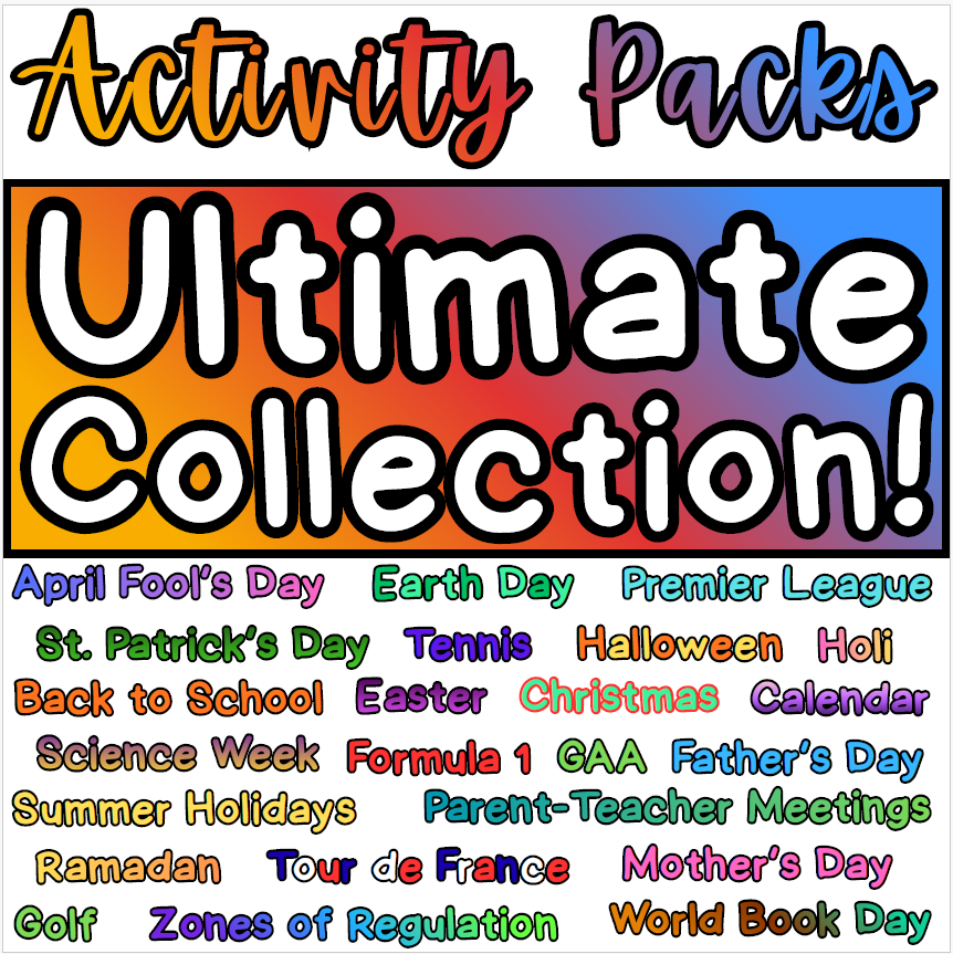 Activity Packs - The Ultimate Collection (30+ Bundle!)
