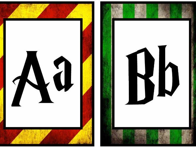 Harry Potter Alphabet