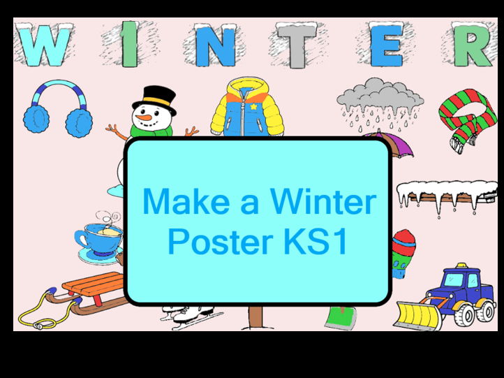 Make a Winter Poster EYFS and KS1