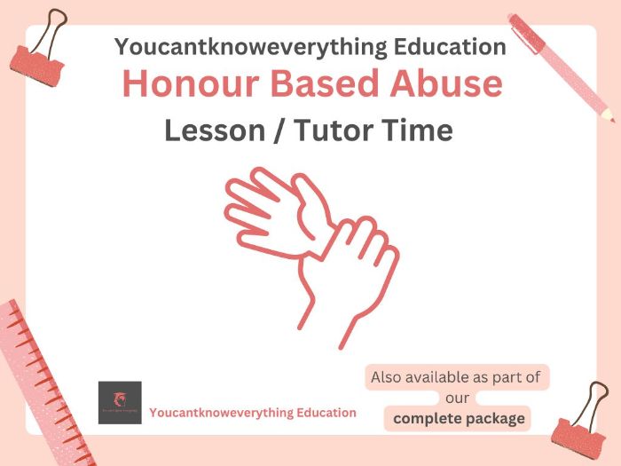 Honour Based Abuse - HBA