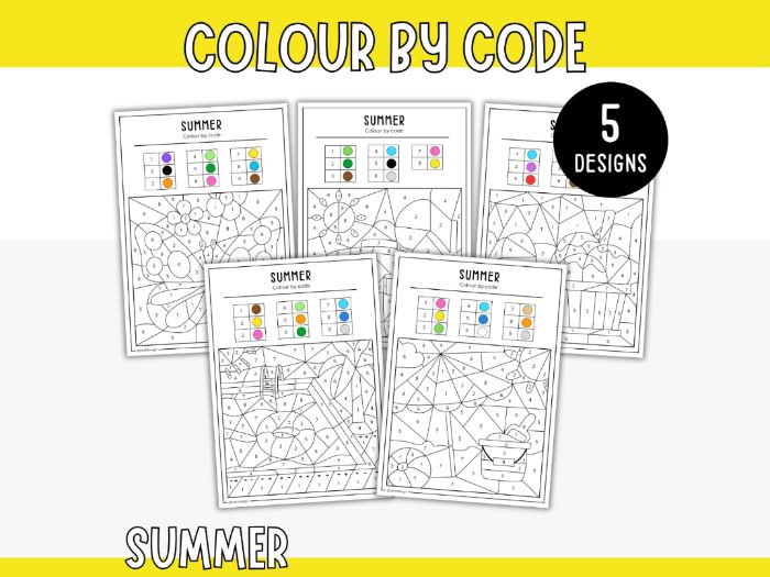 Colour by Code - Summer