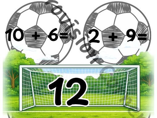 Football theme- addition and subtraction within 20