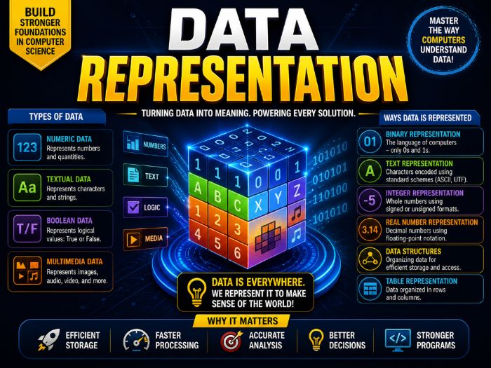 Data Representation | CS PPT +Worksheets +Activity + Mcq Quiz + Answers_Marking Scheme