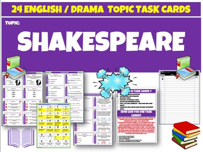 Shakespeare Task Cards