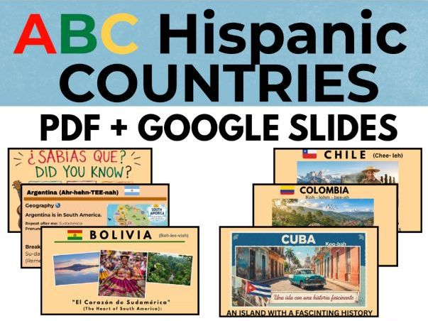 Hispanic Countries Cultural Slides