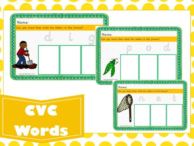 Phonics Phase 2 CVC Words Bundle