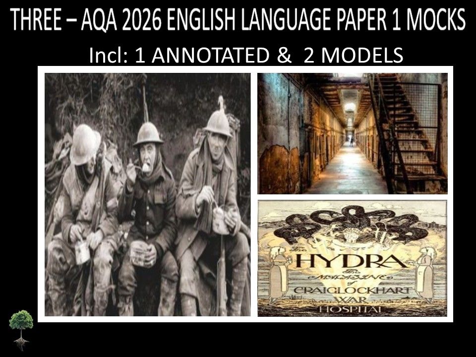 THREE  - AQA PAPER 1 | 2026 FULL MOCKS | ANNOTATED | MODELS