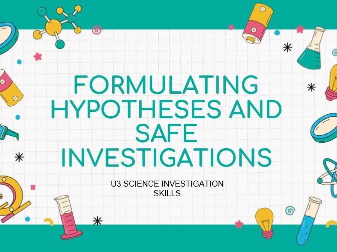 Unit 3: Science Investigations Skills Pack