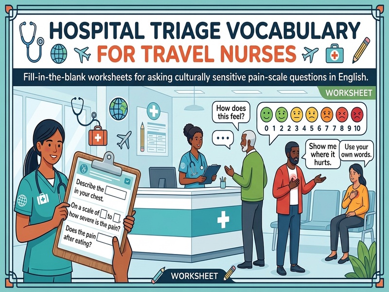 Hospital Triage Vocabulary for Travel Nurses