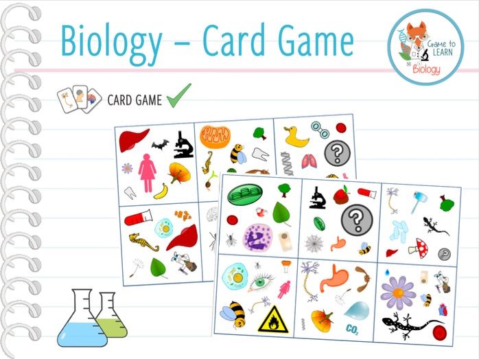 Biology Card Game (KS3/4/5) Teaching Resources