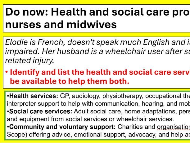 AAQ Level 3 Health and Social Care Unit 1 Human Lifespan 1.18