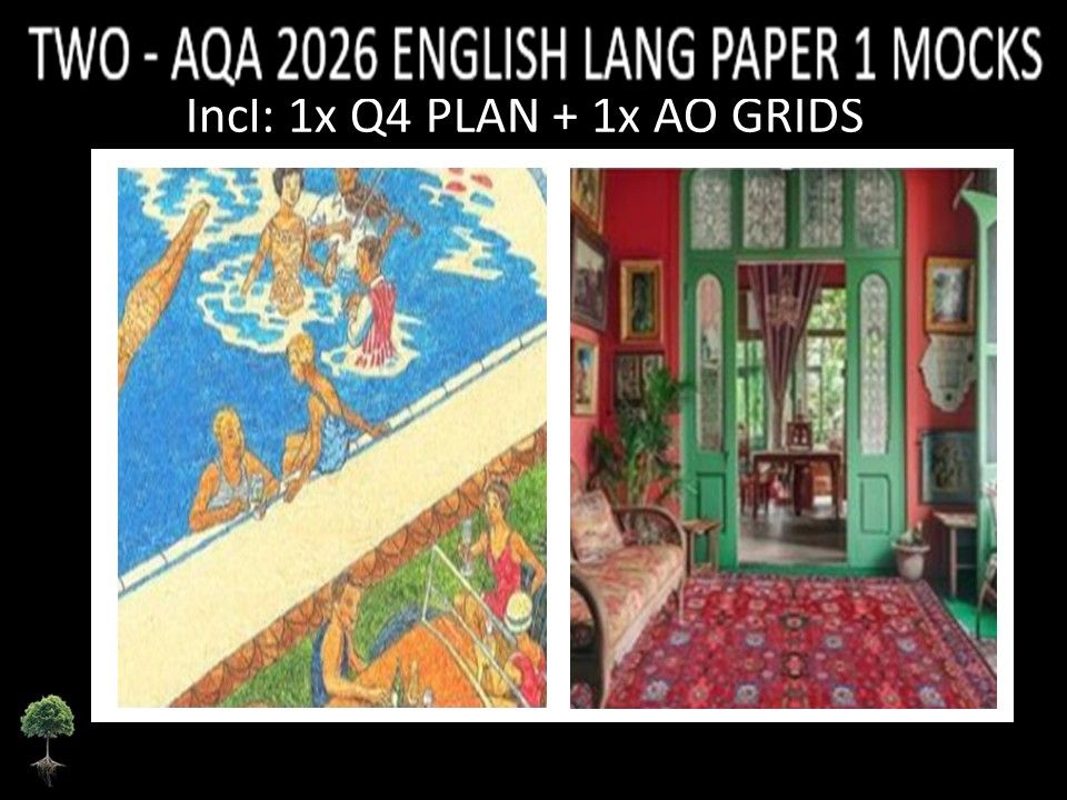 TWO - AQA PAPER 1 | 2026 FULL MOCKS | Q4 PLAN | AO GRIDS