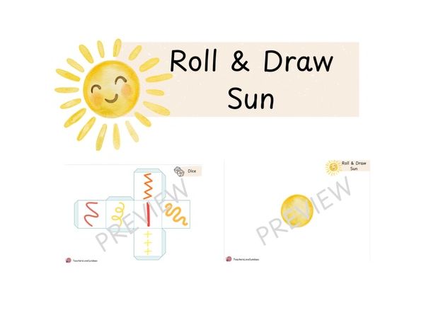 Roll & Draw Sun