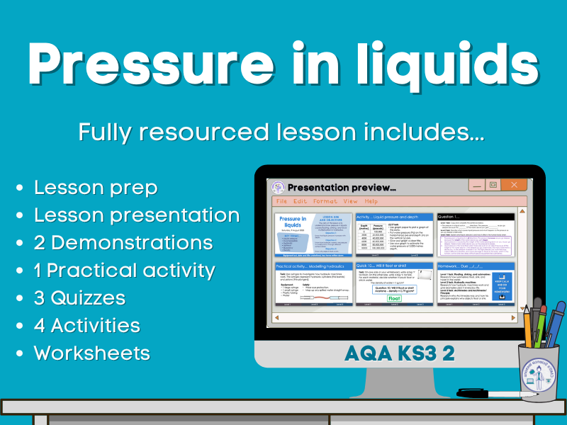 Pressure in liquids