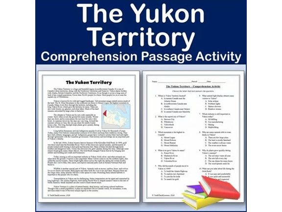 Yukon Territory - World Regions Reading Comp Passage & Activity | Editable
