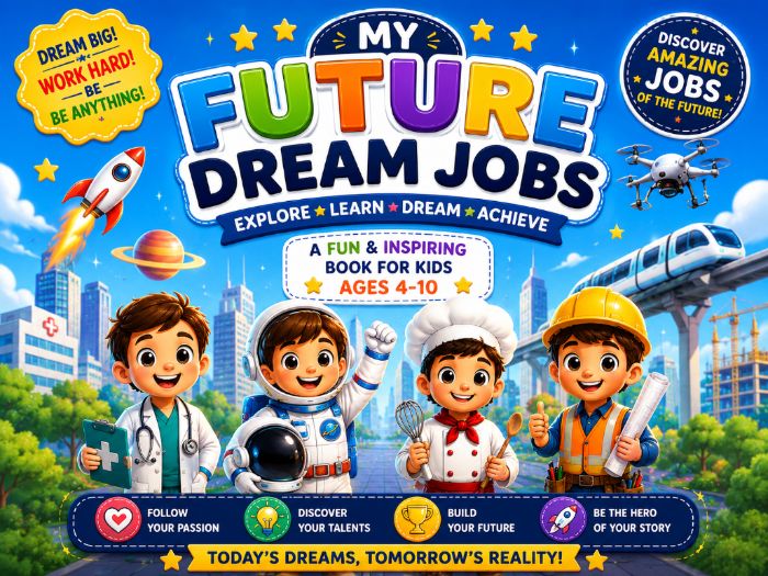 My Future Dream Jobs _Coloring book for kids