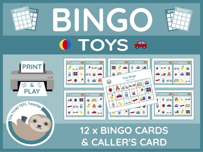 ESL Toys Bingo