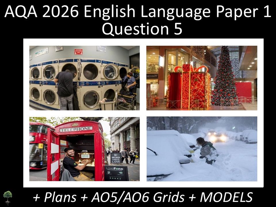 Four Question 5 - AQA 2026 GCSE English Language Paper 1 | Plans, AO Grids, Models