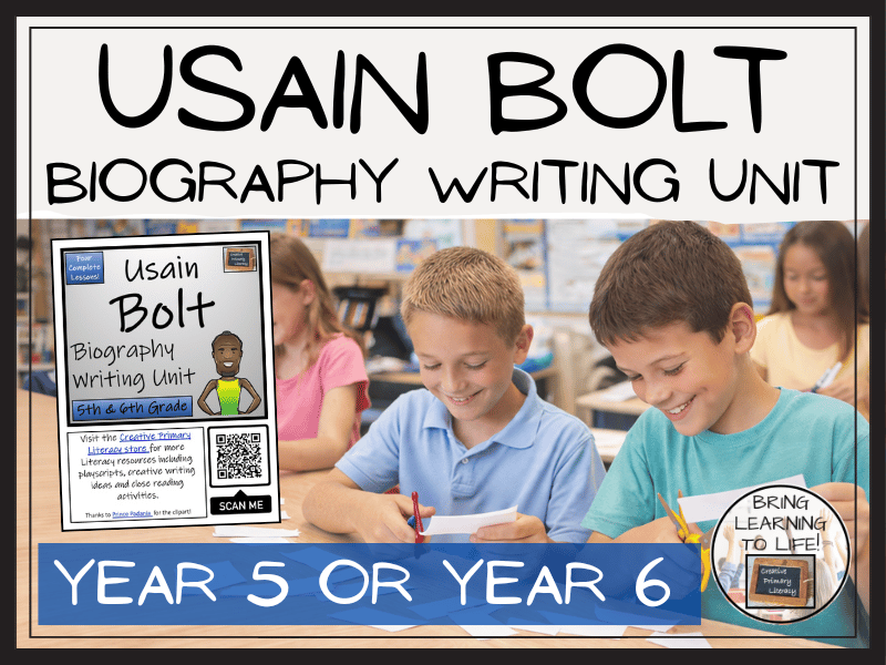 Usain Bolt Biography Writing Unit | Year 5 or Year 6