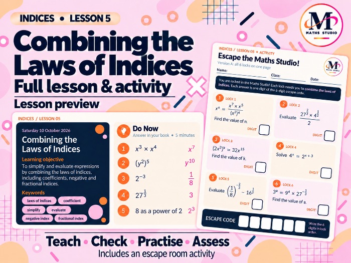 Combining Indices | Lesson & Activity