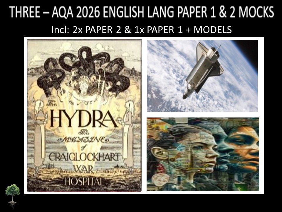 THREE - AQA PAPER 1 & 2 | 2026 FULL MOCKS | MODELS