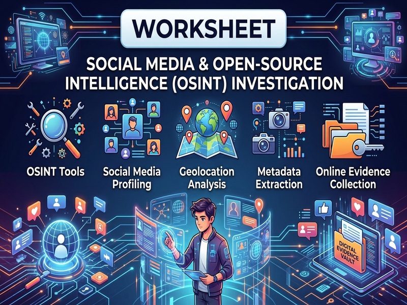 Social Media & Open-Source Intelligence OSINT Investigation