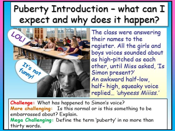 Puberty Pshe Teaching Resources 2856