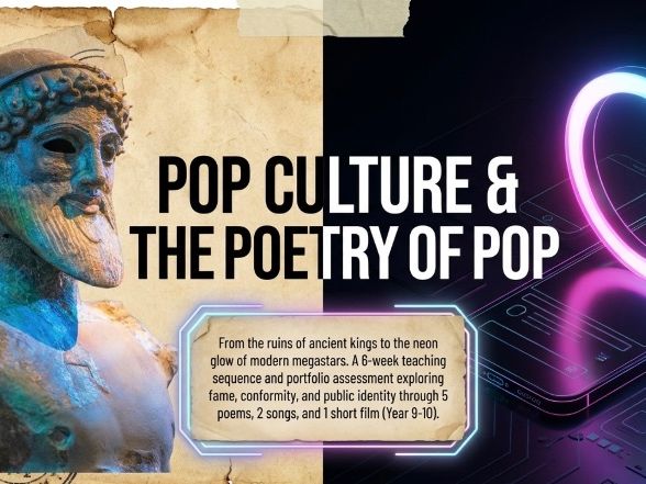 Pop Culture & the Poetry of Fame Multi-Modal Unit | Poetry, Song & Film |