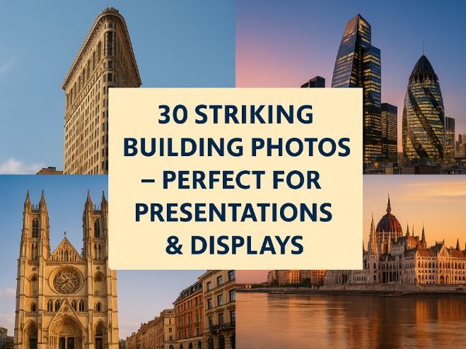 30 Striking Building Photos – Perfect for Presentations & Displays