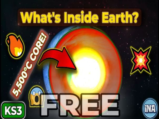 Inside Earth - FREE KS3 Geography Worksheet