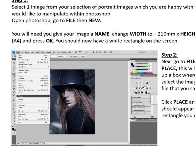 Simple Photoshop Posterise